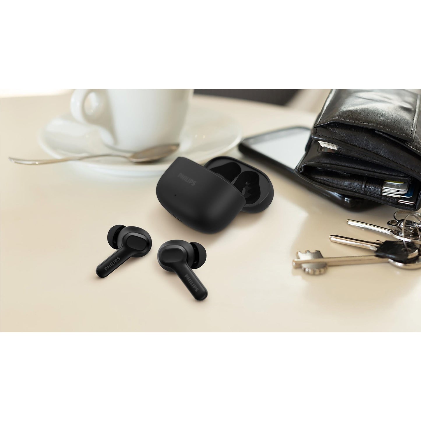 Philips TAT1109 True Wireless In-Ear Headphones (Black)