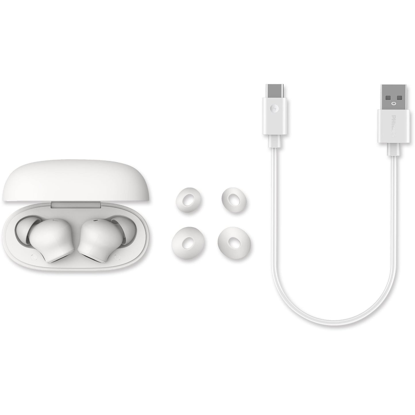 Philips TAT1109 True Wireless In-Ear Headphones (White)