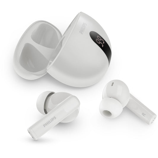 Philips TAT3559 True Wireless ANC Earbuds (White)