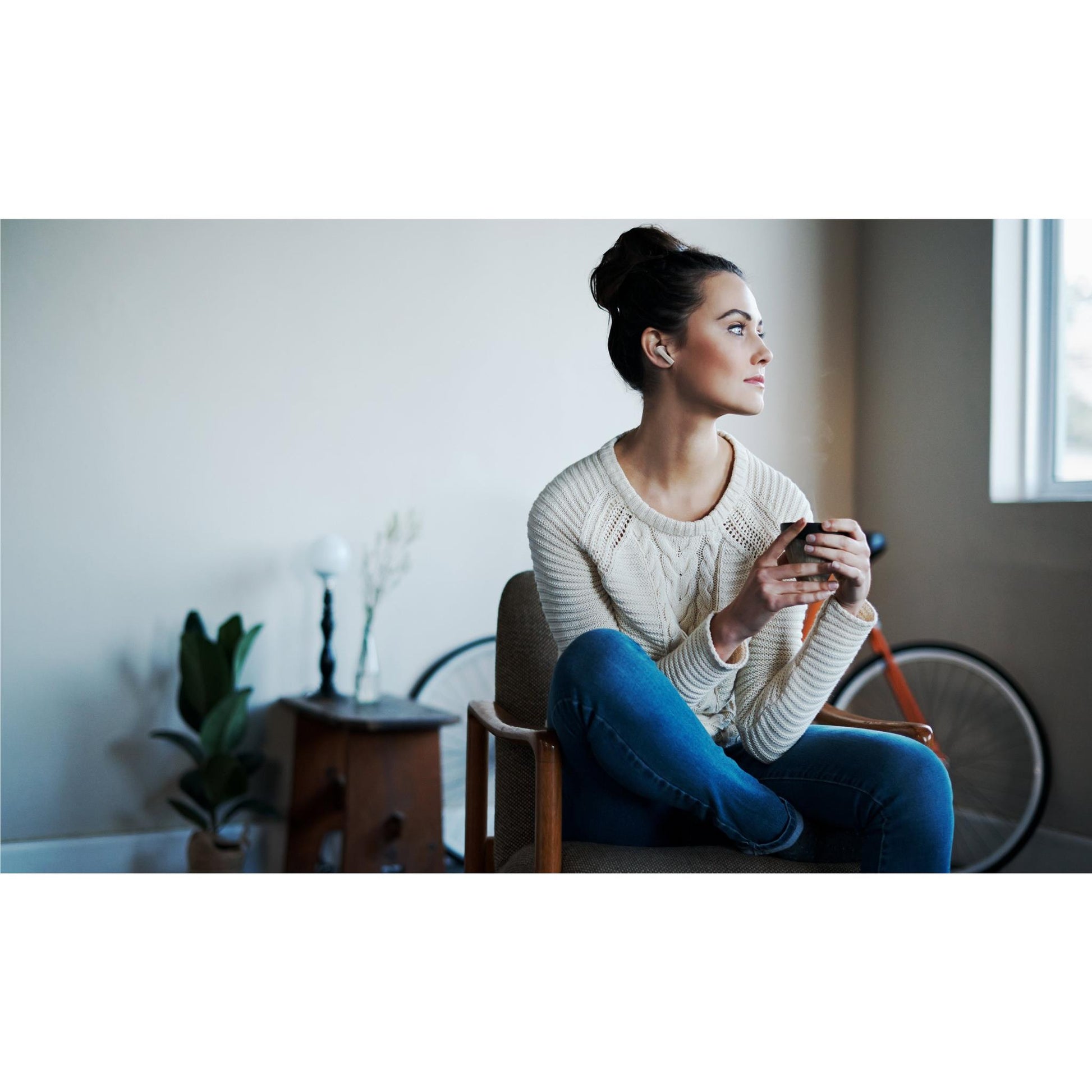 Philips TAT3559 True Wireless ANC Earbuds (White)