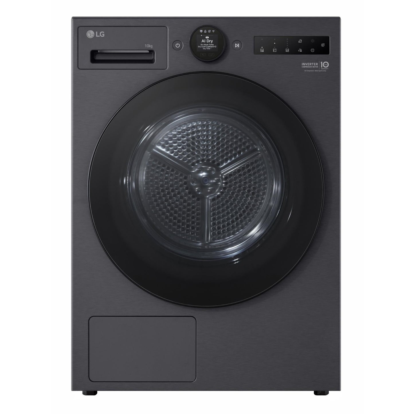 LG WXC101412MB Washer Dryer Combo
