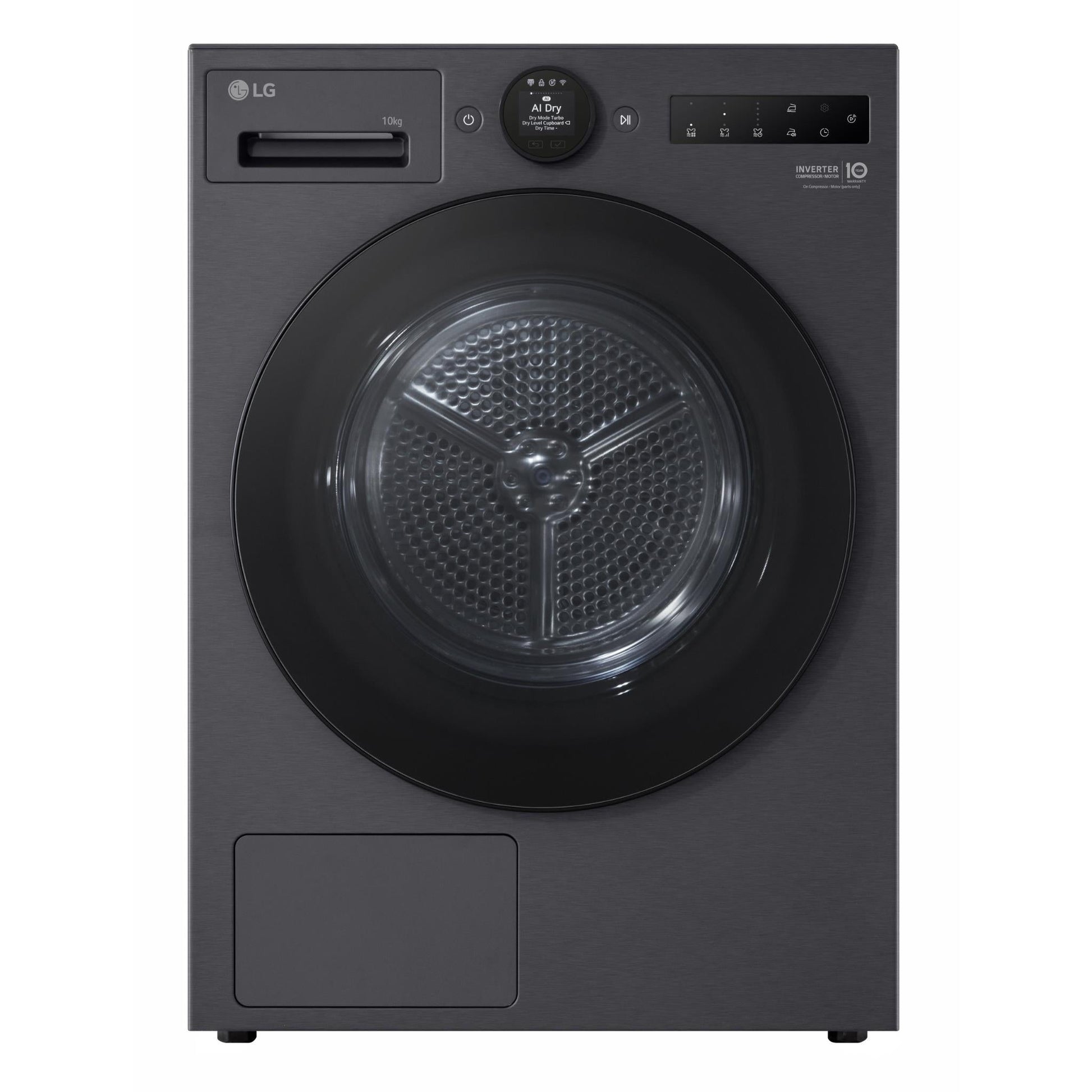 LG WXC101412MB Washer Dryer Combo