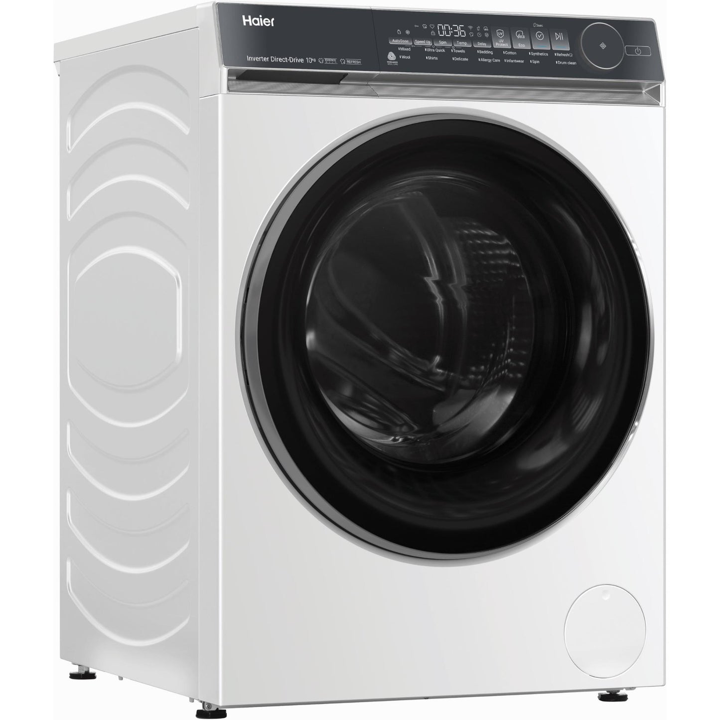 Haier HWF10NW1 10kg 500 Series Front Load Washer (White)
