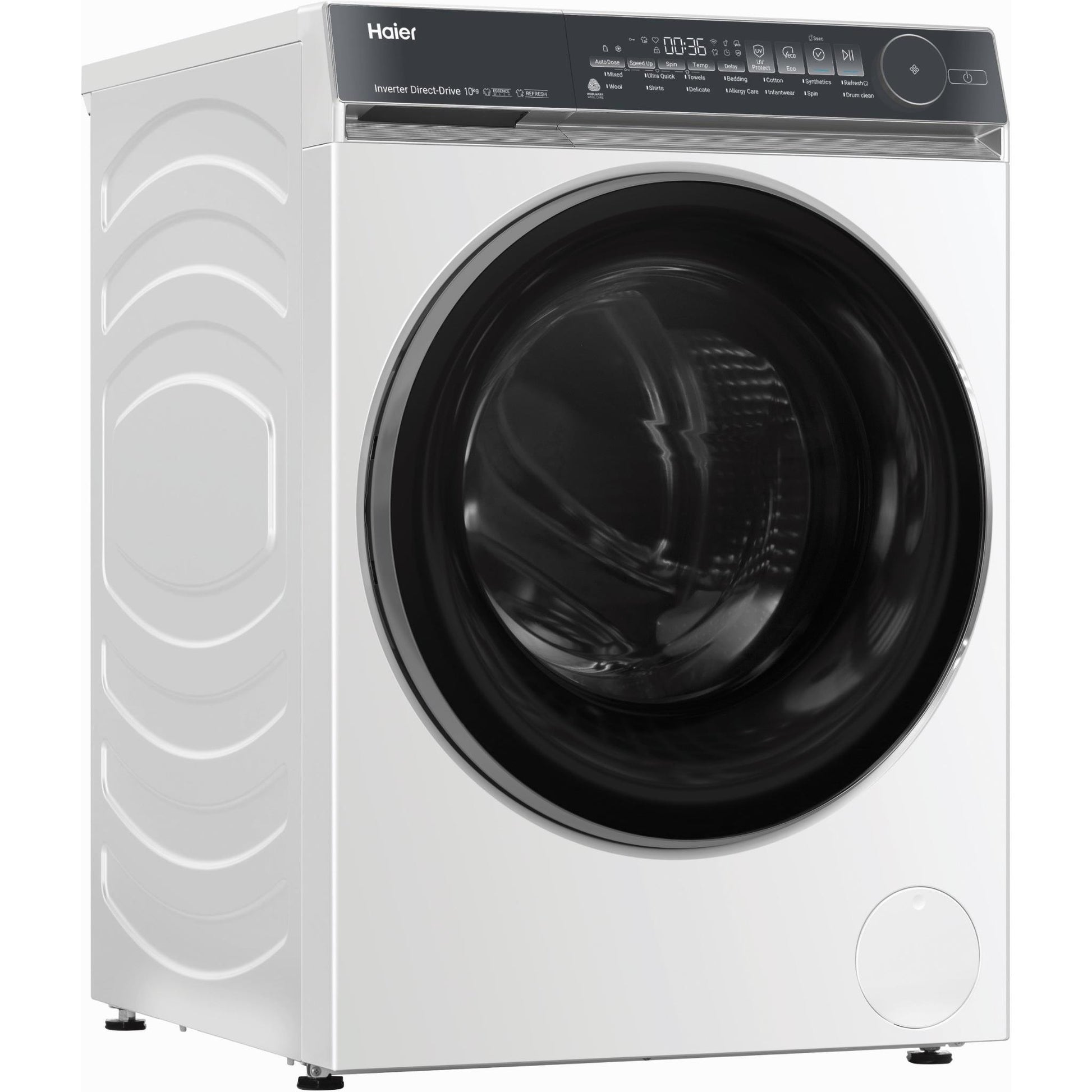 Haier HWF10NW1 10kg 500 Series Front Load Washer (White)