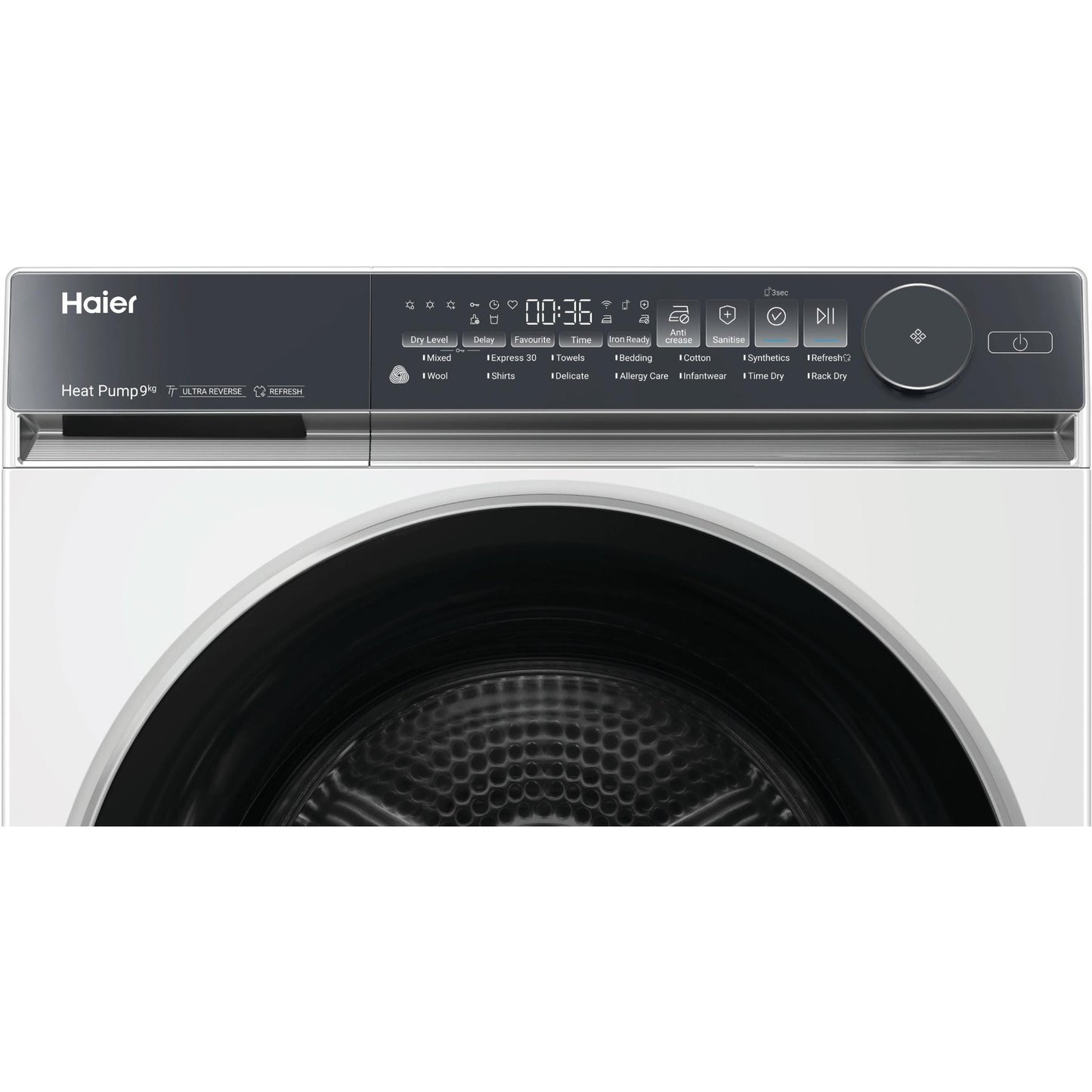 Haier HDHP90NW1 9kg 500 Series Heat Pump Dryer (White)