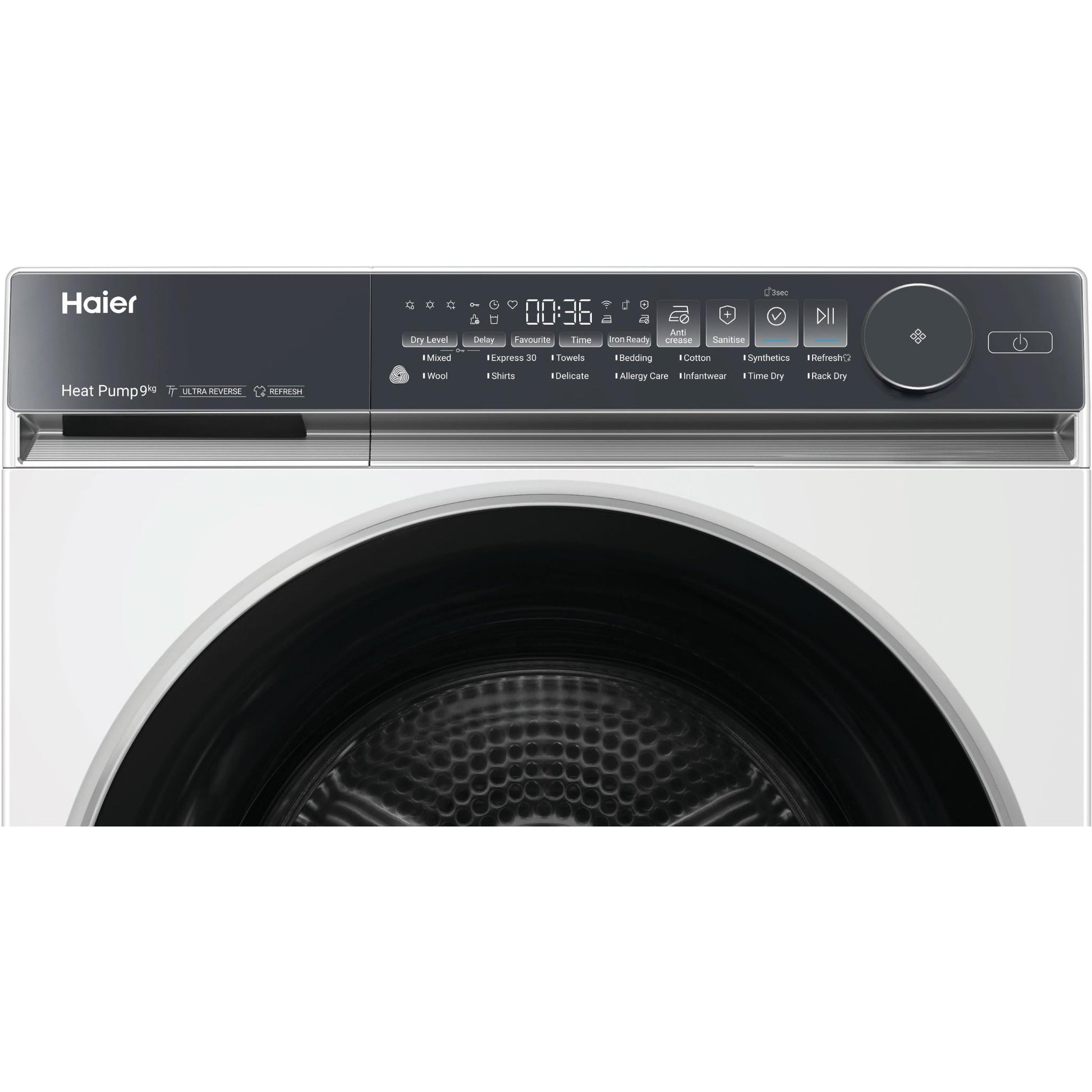 Haier HDHP90NW1 9kg 500 Series Heat Pump Dryer (White)