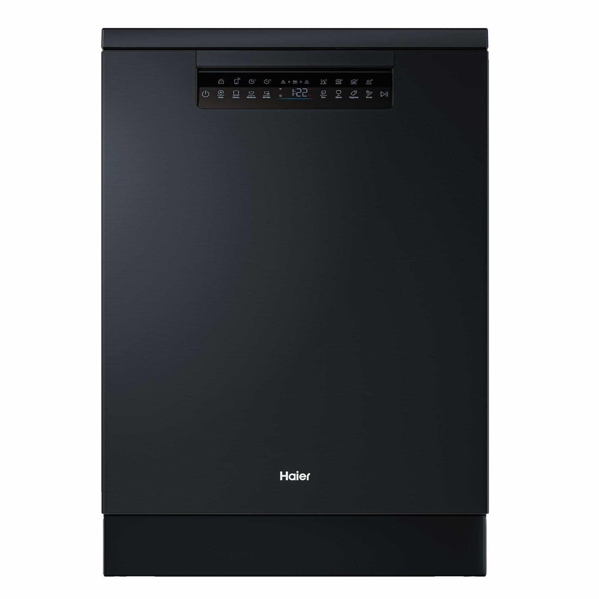 Haier HDW15F4B1 600 Series 15-Place Freestanding Dishwasher (Black)