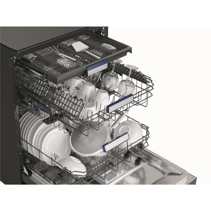 Westinghouse WSF6606KXC 15-Place Setting Freestanding Dishwasher (Black)