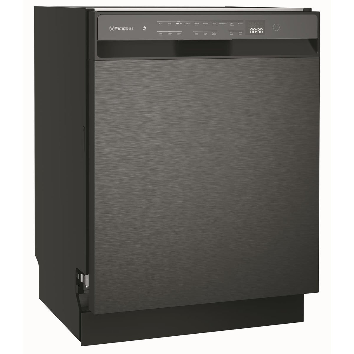 Westinghouse WSF6608KXC 15-Place Setting Freestanding Dishwasher (Black)