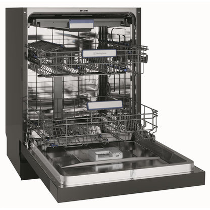 Westinghouse WSF6608KXC 15-Place Setting Freestanding Dishwasher (Black)