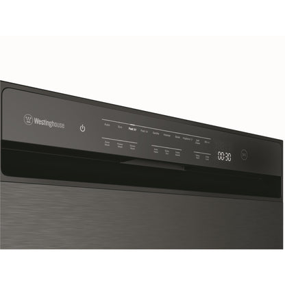 Westinghouse WSF6608KXC 15-Place Setting Freestanding Dishwasher (Black)
