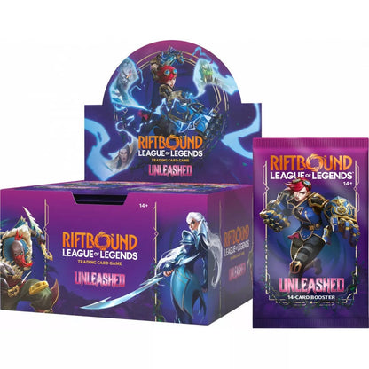 Riftbound League Of Legends Unleashed Booster Box 24 Packs Trading Cards