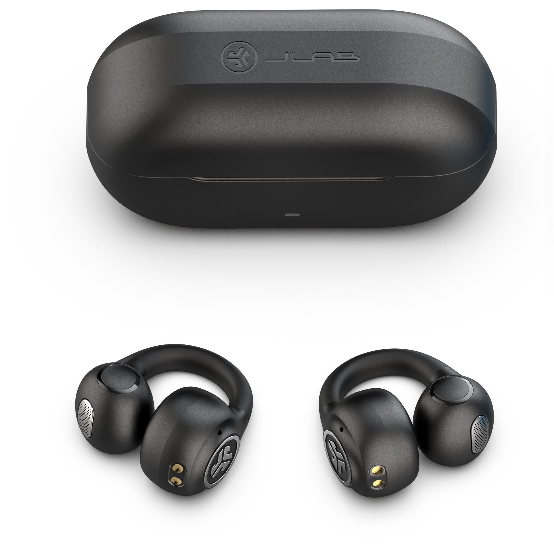 JLab Flex Open Wireless Earbuds (Black)