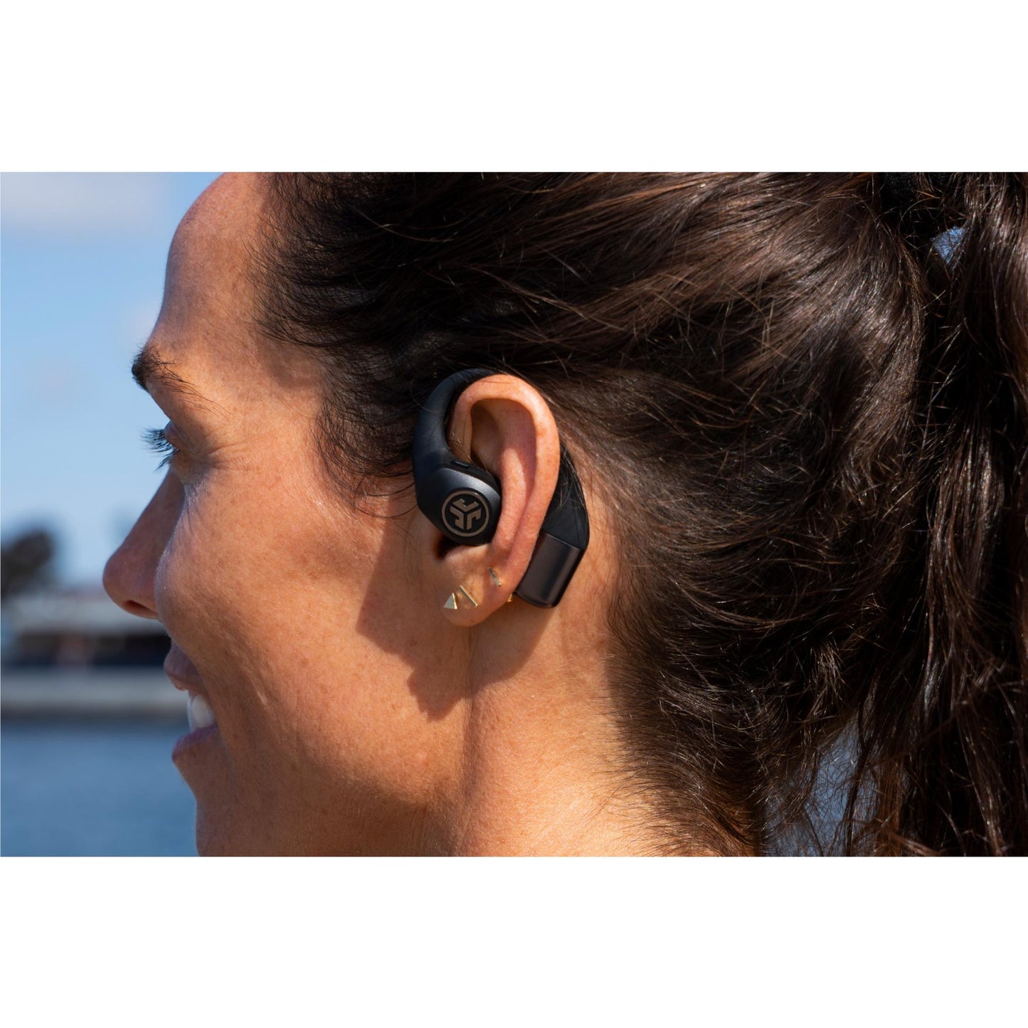 JLab Epic Open Sport True Wireless Earbuds (Black)