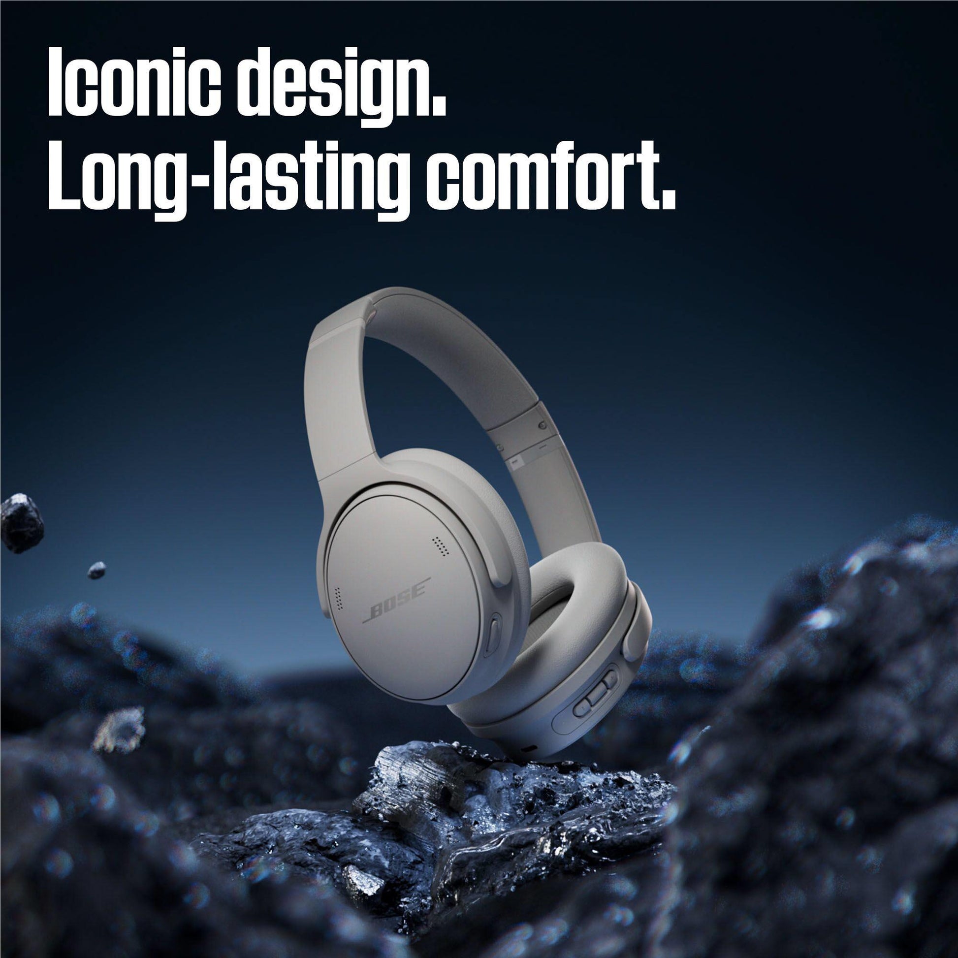 Bose QuietComfort Noise Cancelling Headphones (Moonlight Grey)