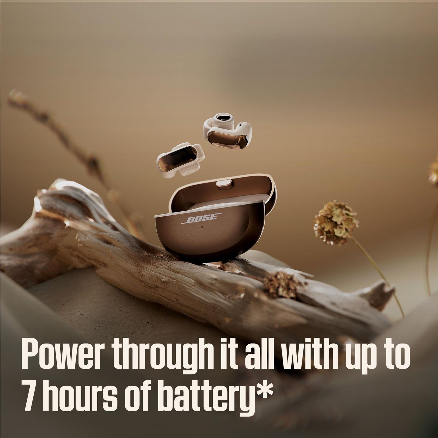 Bose Ultra Open Earbuds (Driftwood Sand)