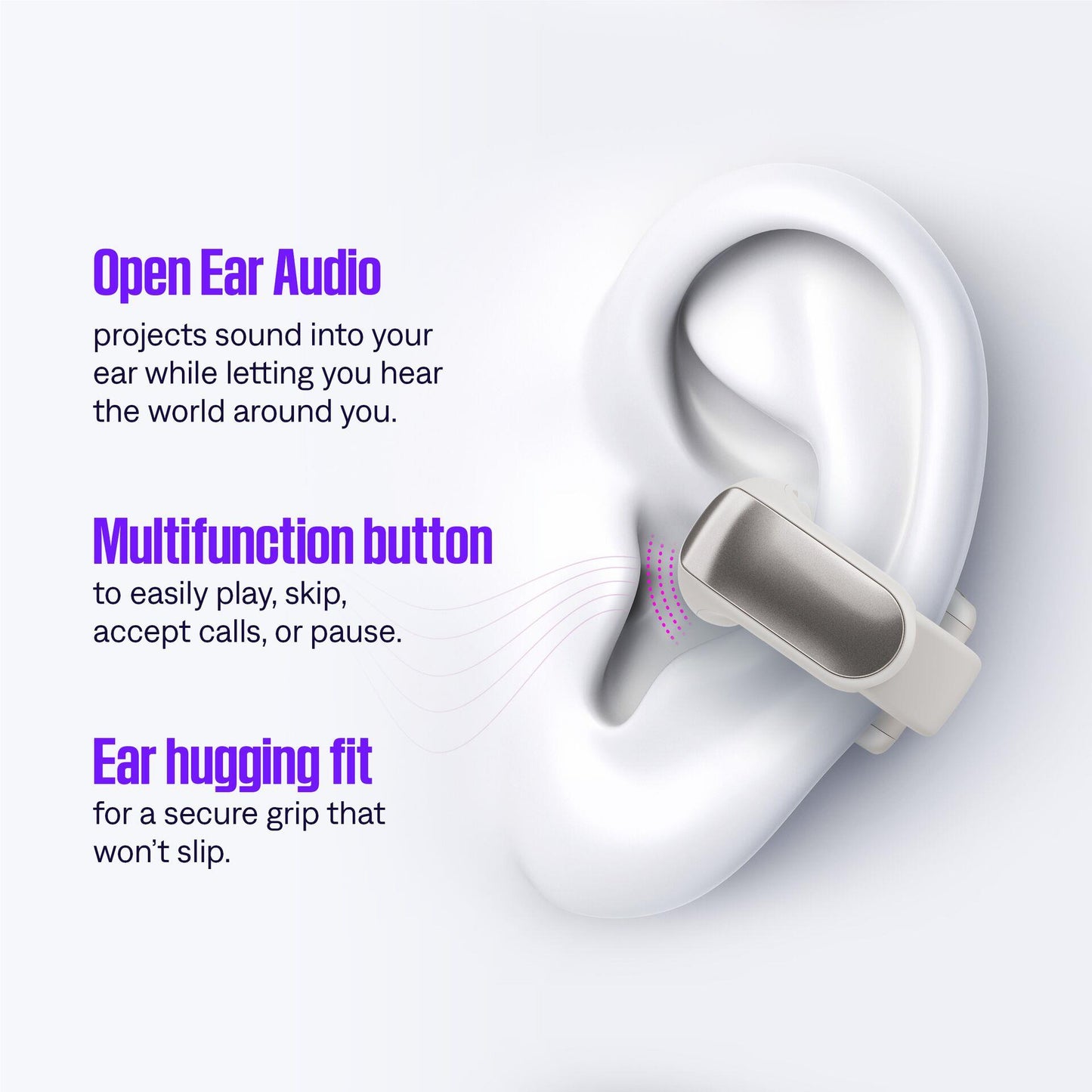 Bose Ultra Open Earbuds (Driftwood Sand)