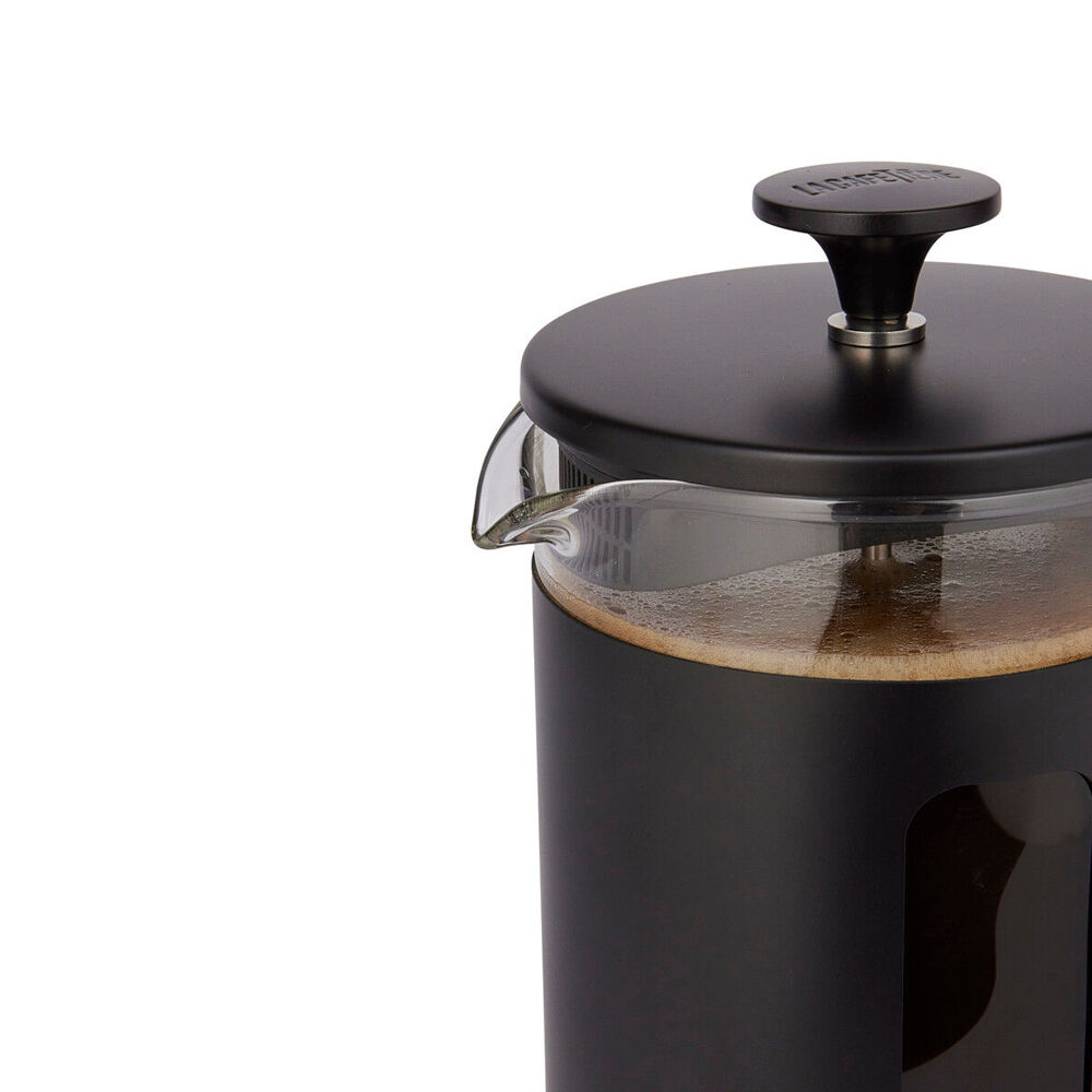 La Cafetiere Pisa 8-Cup 1L Stainless Steel/Glass Coffee French Press (Black)