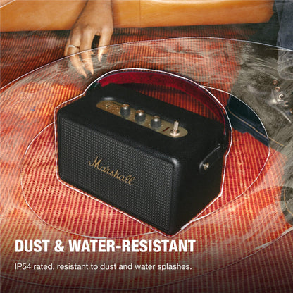 Marshall Kilburn III Portable Speaker (Black & Brass)