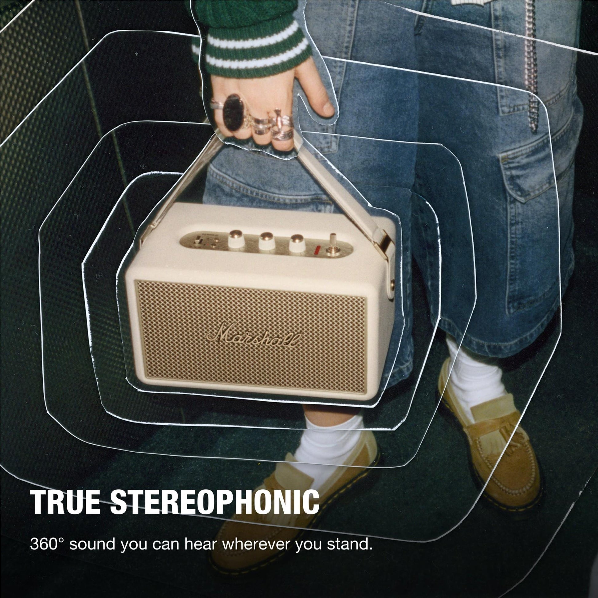 Marshall Kilburn III Portable Speaker (Cream)