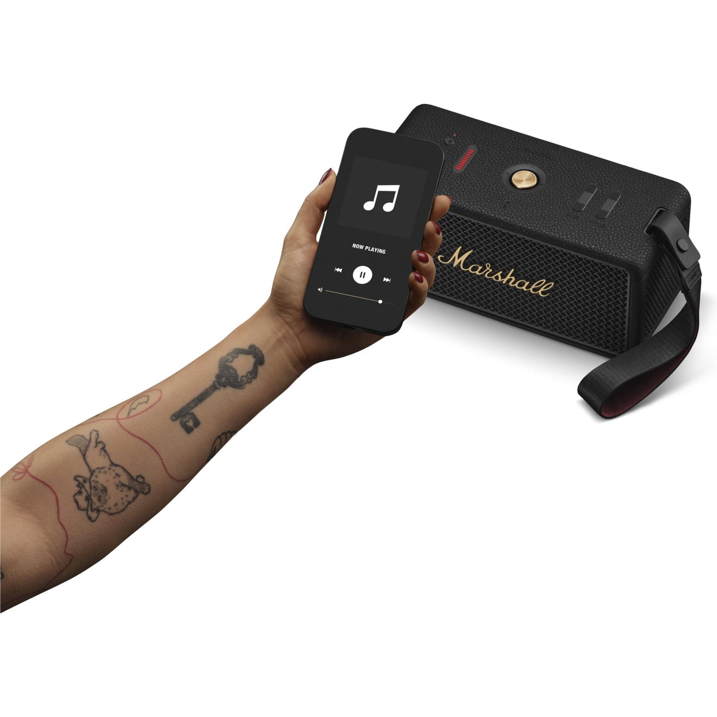 Marshall Middleton II Portable Speaker (Black & Brass)