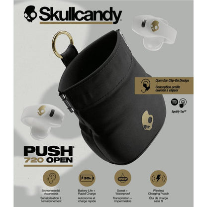 Skullcandy Push 720 TWS Open-Ear Headphones (Bone)