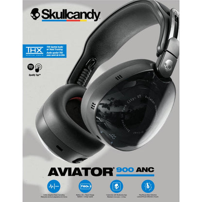 Skullcandy Aviator 900 Active Noise Cancelling Over-Ear Headphones (True Black)