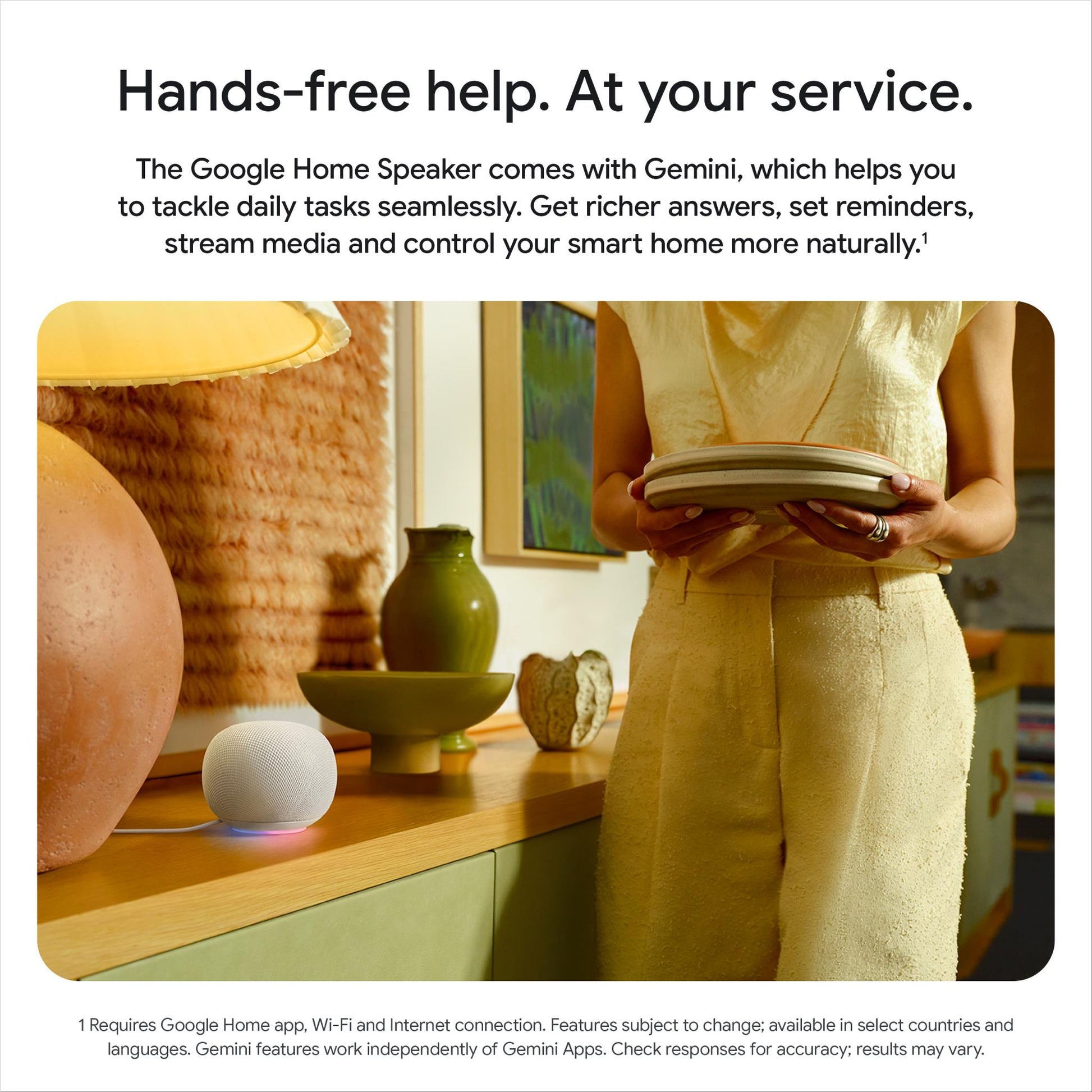 Google Home Speaker (Porcelain)