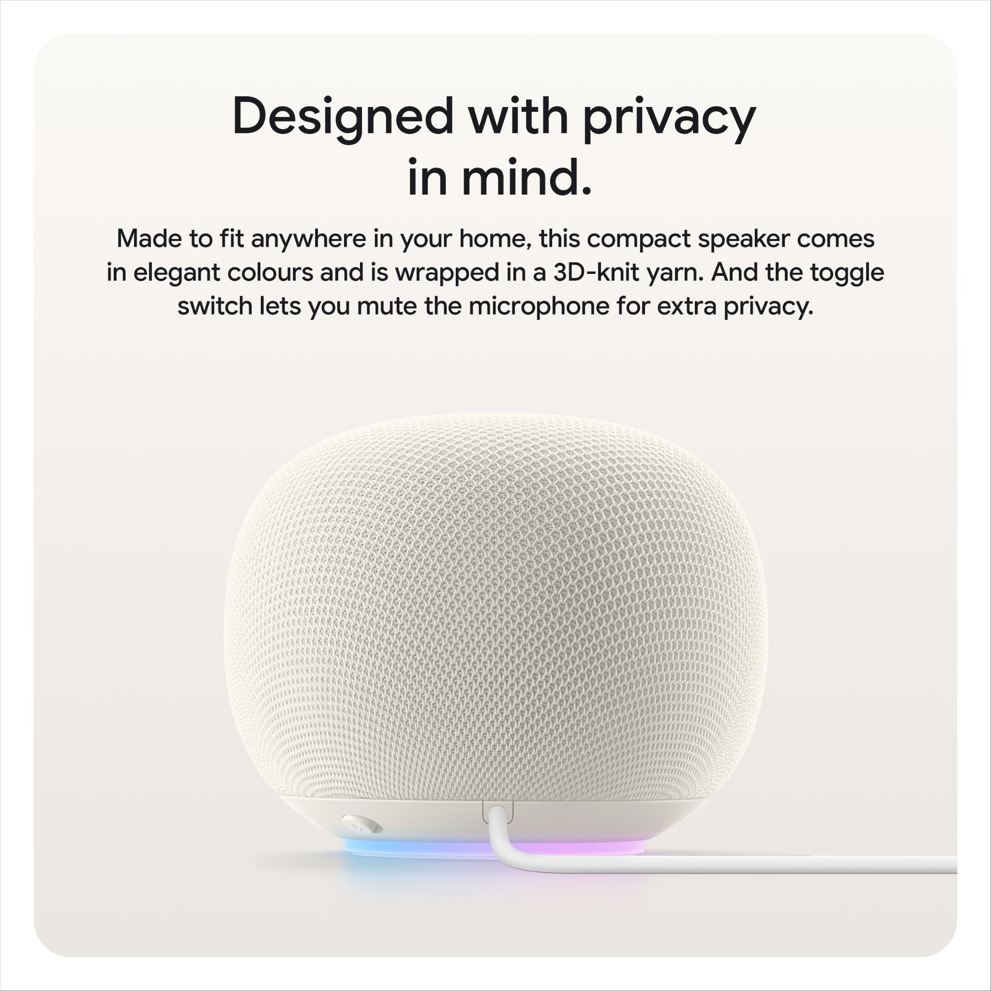 Google Home Speaker (Porcelain)