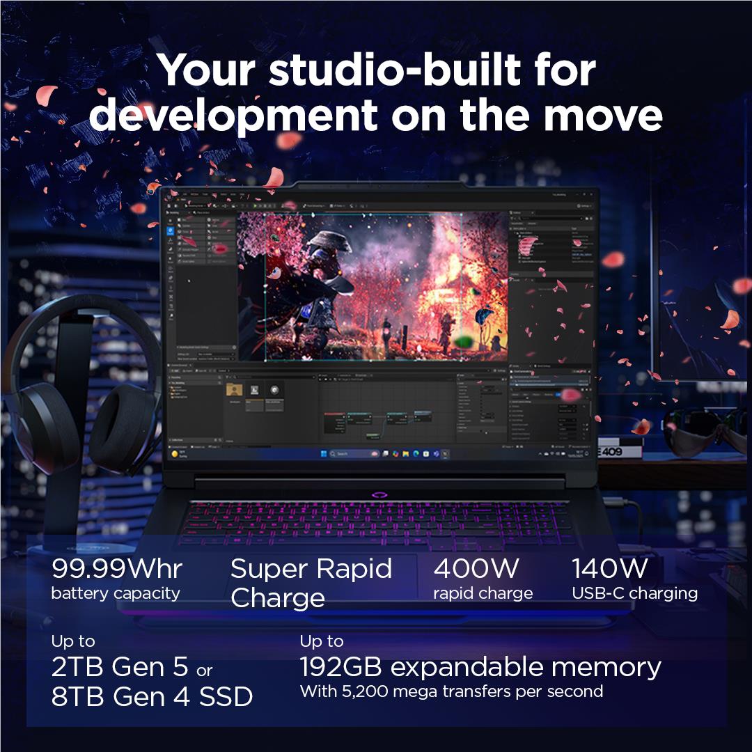 Lenovo Legion 9i 18" WQUXGA 240Hz Gaming Laptop (Intel Core Ultra 9-275HX)[GeForce RTX 5090]