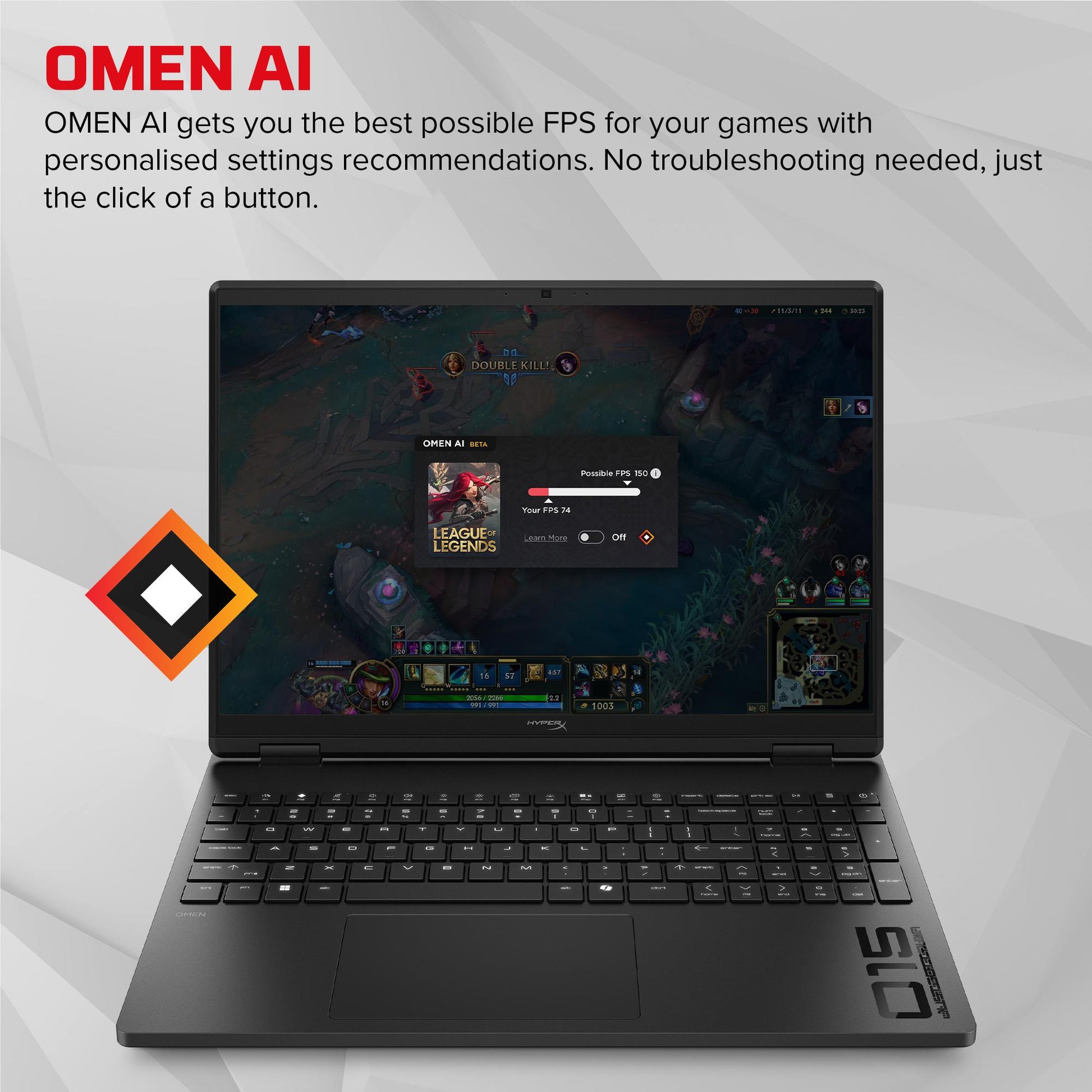 HyperX OMEN 15.3" WQXGA 180Hz Gaming Laptop (Intel Core I7 - 14650HX)[Geforce RTX 5060]