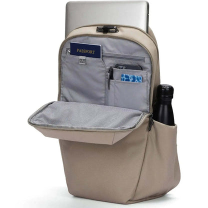 Pacsafe V Active Anti-Theft RFID Blocking Laptop 13" Backpack 24L Beige