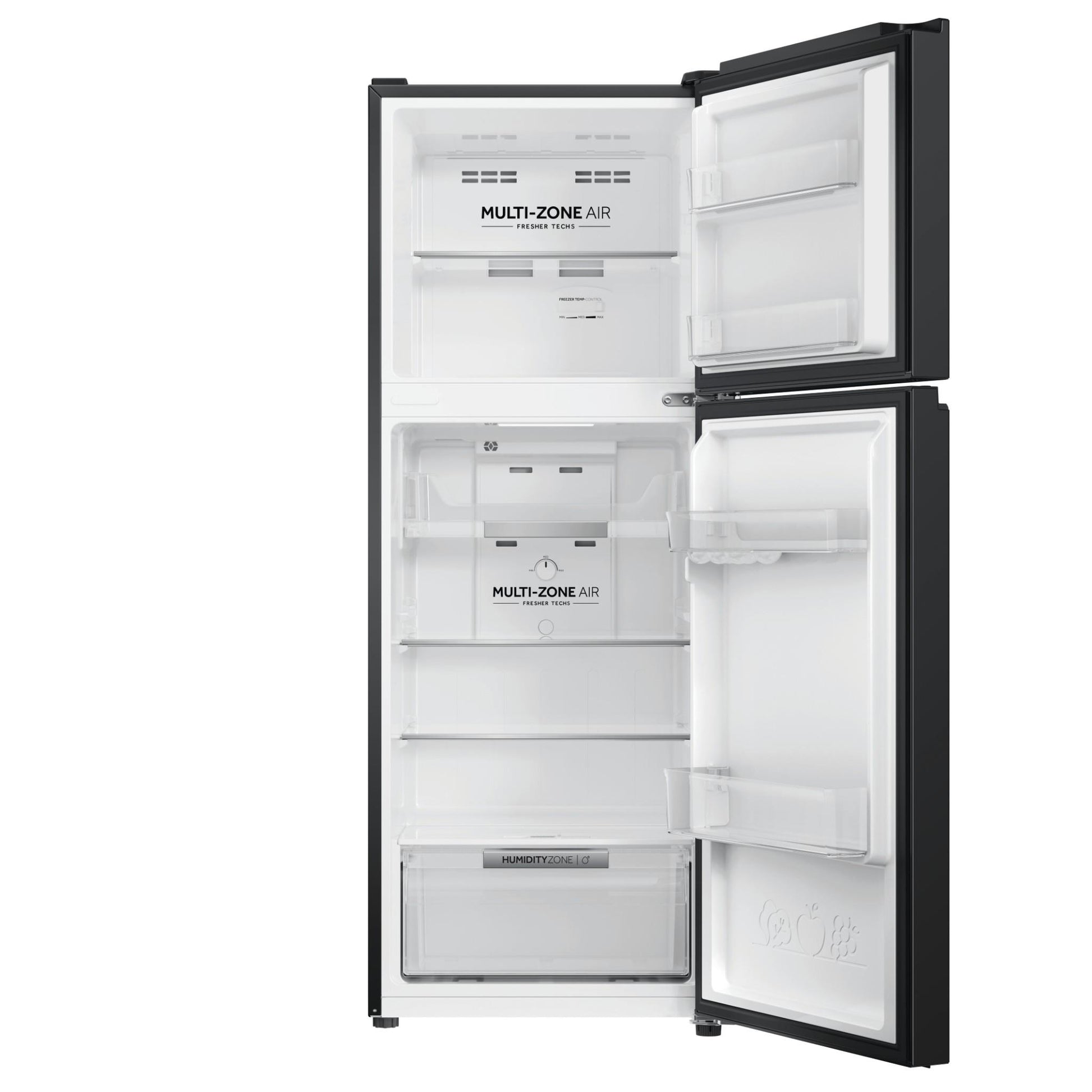 Haier HRF210TG 300 Series 208L Top Mount Fridge (Black)