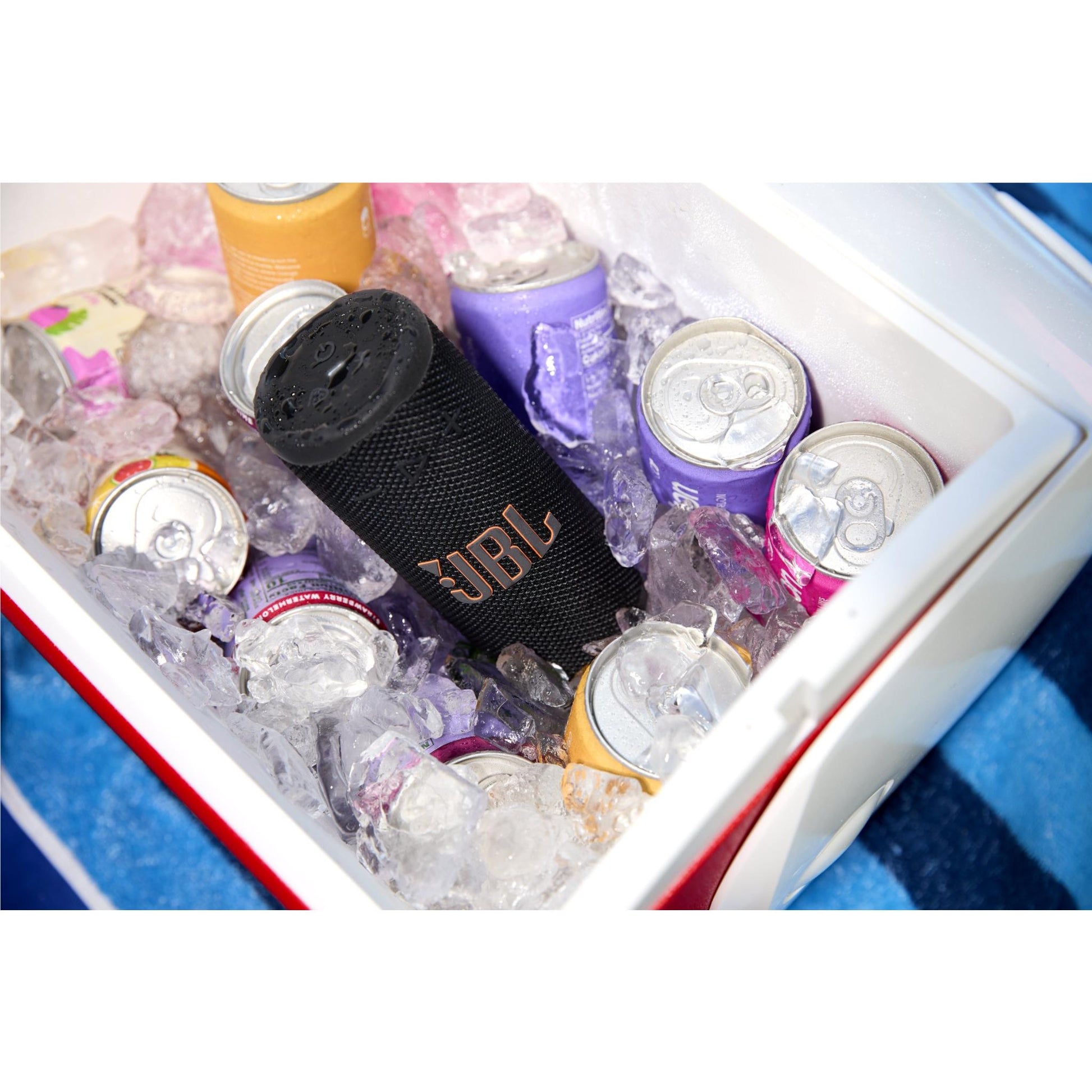 JBL Grip Compact Portable Speaker with Ambient Light (Black)