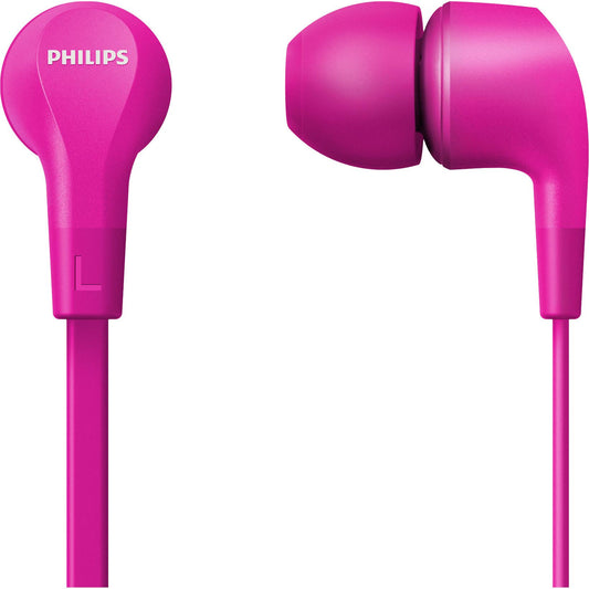 Philips TAE1105 Wired Gel Earbuds (Pink)