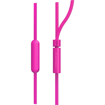 Philips TAE1105 Wired Gel Earbuds (Pink)