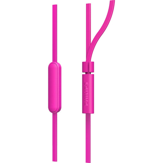Philips TAE1105 Wired Gel Earbuds (Pink)