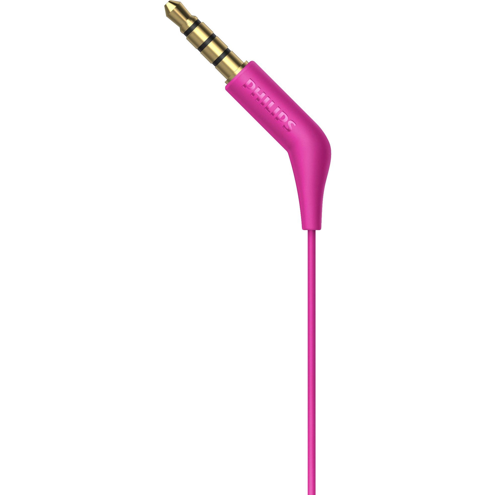 Philips TAE1105 Wired Gel Earbuds (Pink)