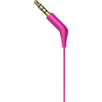 Philips TAE1105 Wired Gel Earbuds (Pink)