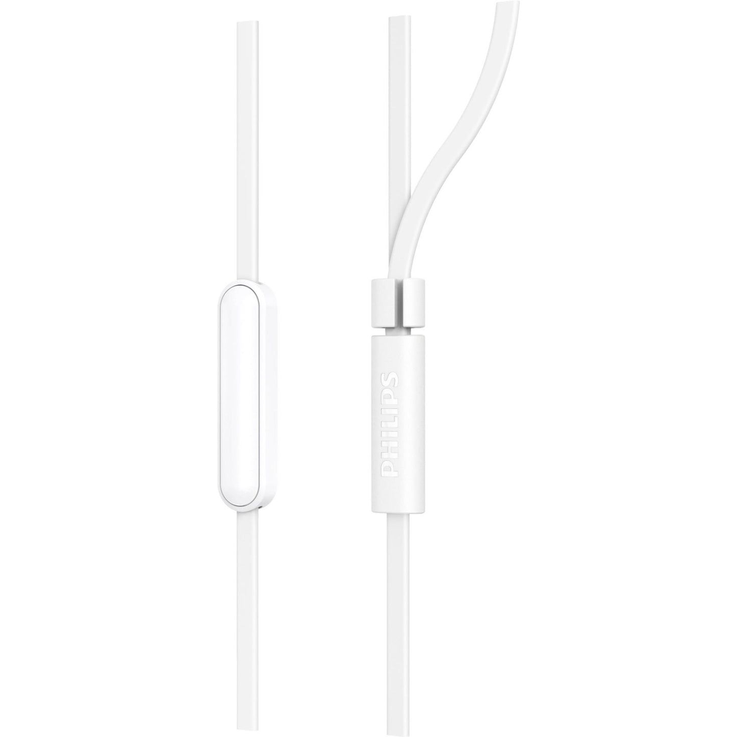 Philips TAE1105 Wired Gel Earbuds (White)