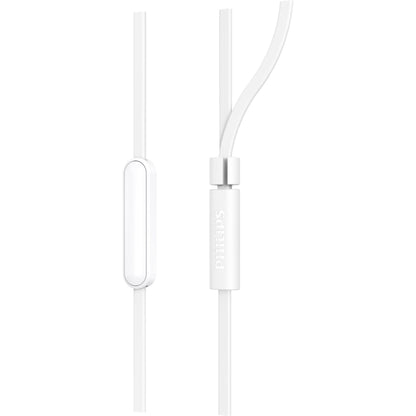 Philips TAE1105 Wired Gel Earbuds (White)