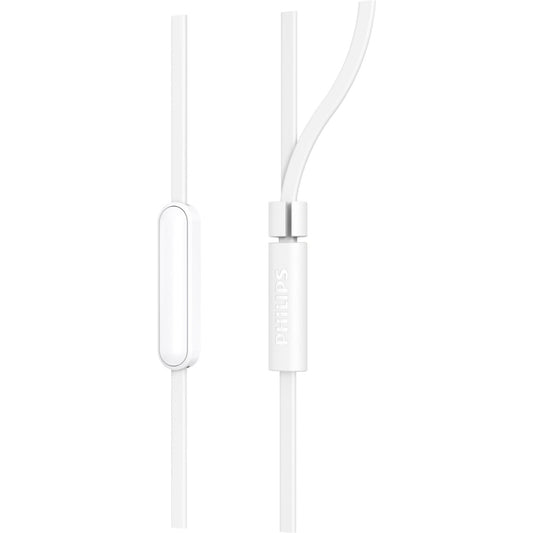 Philips TAE1105 Wired Gel Earbuds (White)