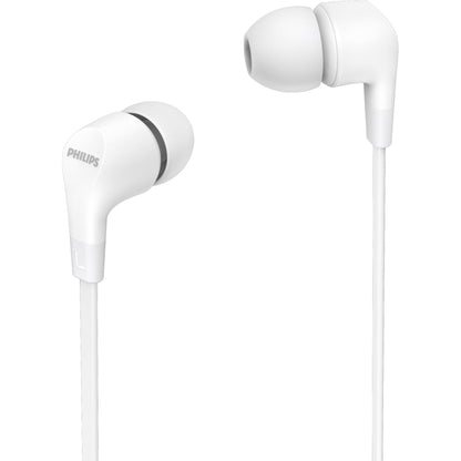 Philips TAE1105 Wired Gel Earbuds (White)