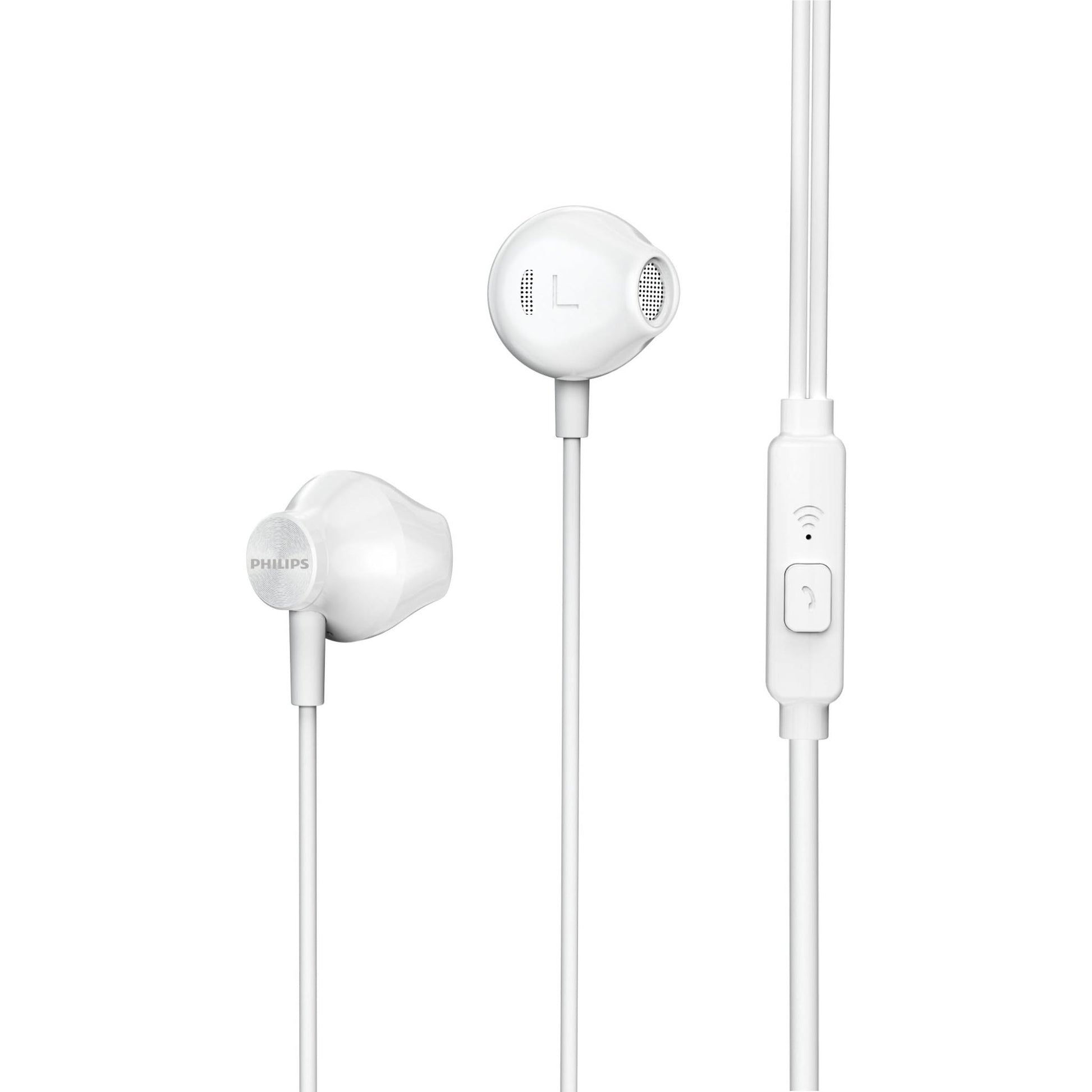 Philips TAUE101 Wired Earbuds (White)