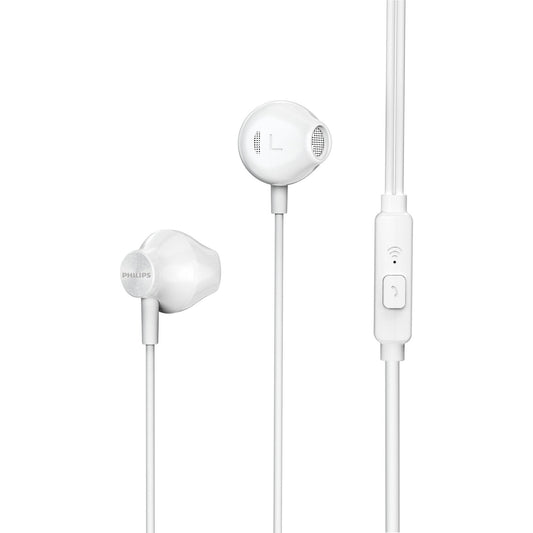 Philips TAUE101 Wired Earbuds (White)