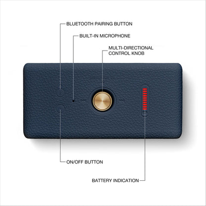 Marshall Emberton III Portable Bluetooth Speaker (Midnight Blue)