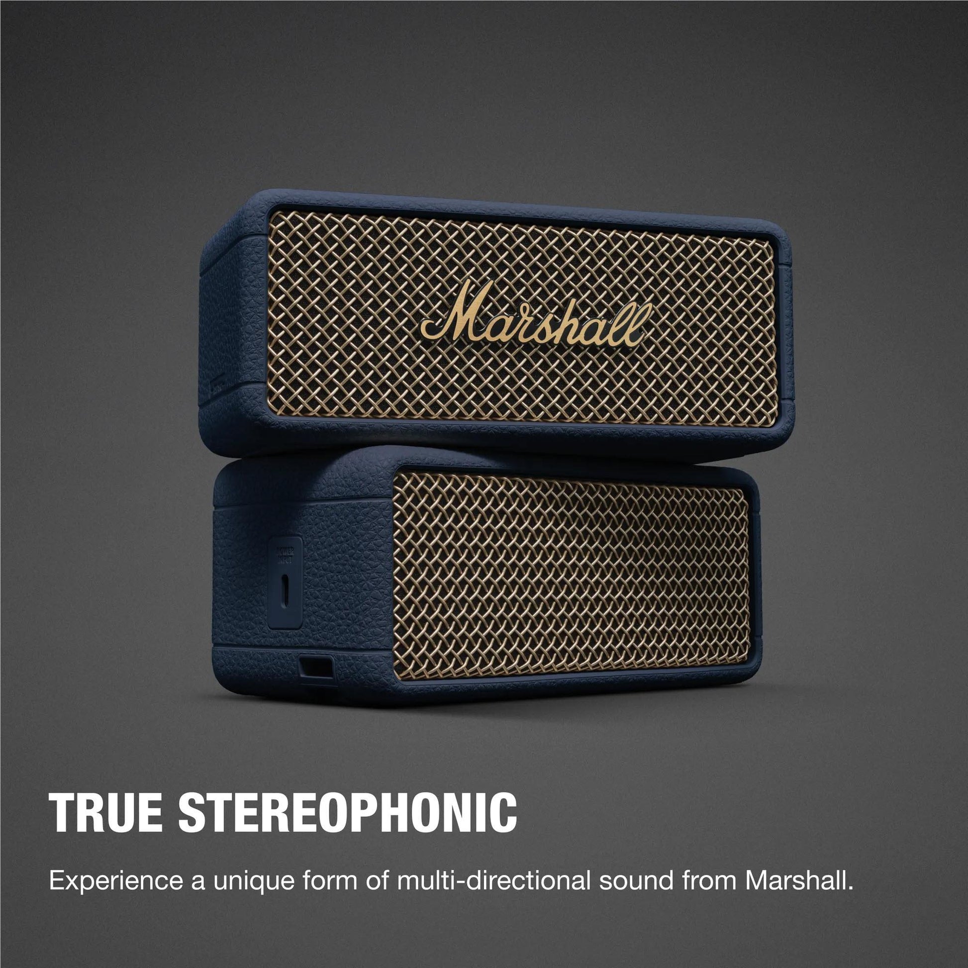 Marshall Emberton III Portable Bluetooth Speaker (Midnight Blue)