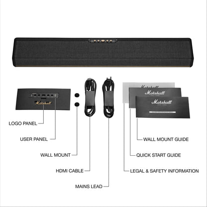 Marshall Heston 60 Soundbar (Black)
