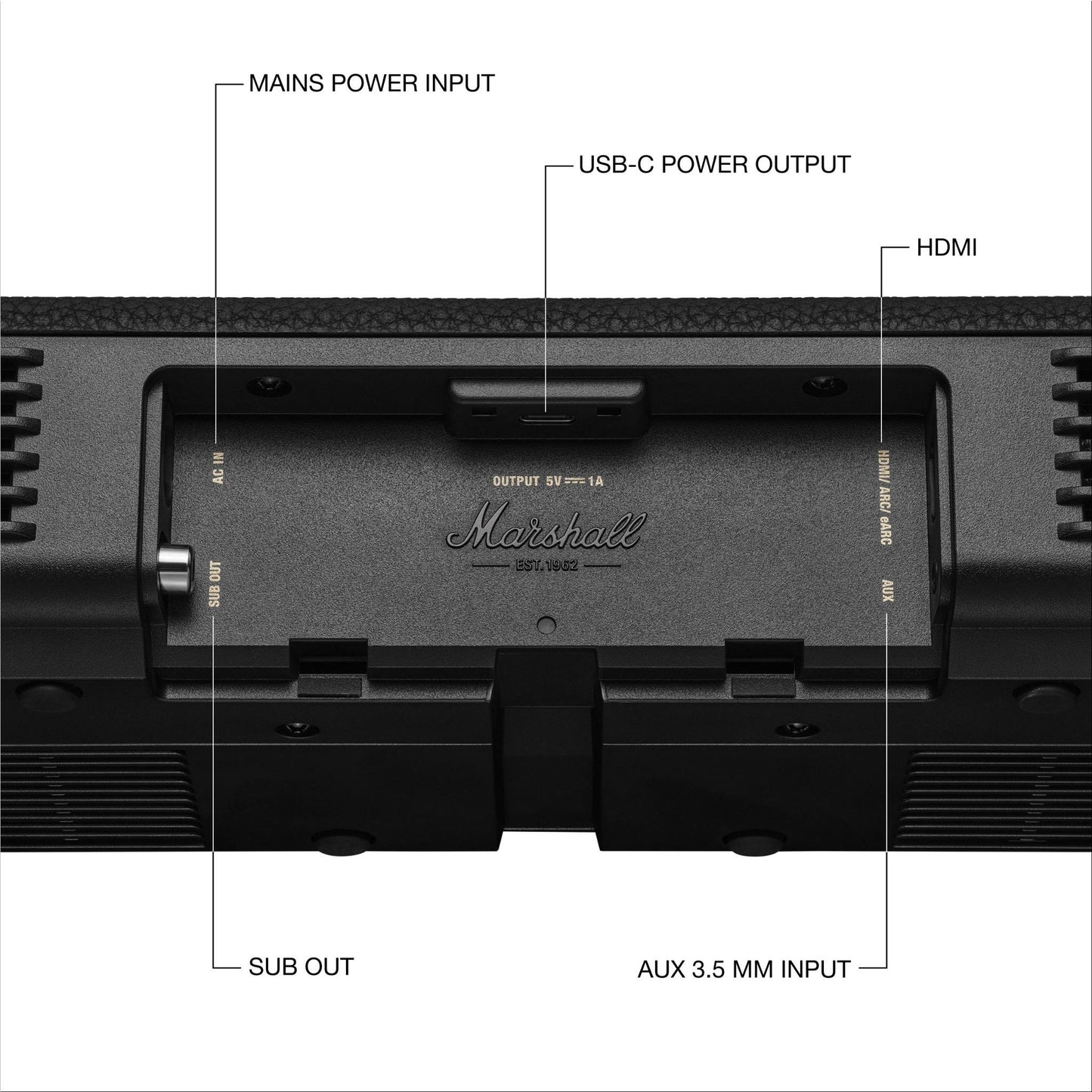 Marshall Heston 60 Soundbar (Black)