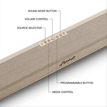 Marshall Heston 60 Soundbar (Cream)